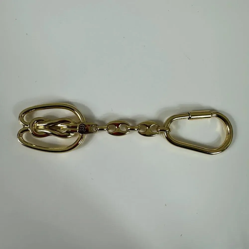 Gucci Vintage Interlocking G Key Ring w/ Box Authentic